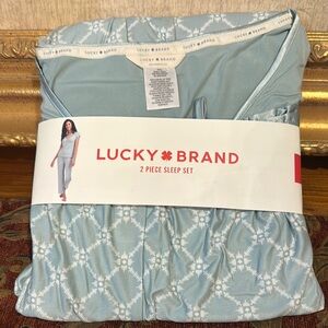 Lucky Brand Blue 2-Piece Sleep Set